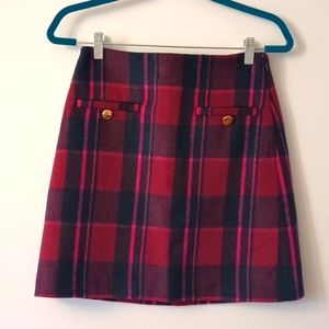 Plaid Loft mini skirt